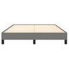 Cama Matrimonial | Cama Para Adultos | Estructura De Cama De Tela Gris Oscuro 140x190 Cm Cfw294161