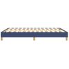 Cama Matrimonial | Cama Para Adultos | Estructura De Cama Box Spring Tela Azul 140x200 Cm Cfw444676