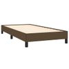 Cama Individual | Cama Para Adultos | Estructura De Cama De Tela Marrón 80x200 Cm Cfw749841