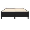 Cama Matrimonial | Cama Para Adultos | Estructura De Cama Box Spring Tela Negro 140x200 Cm Cfw246084