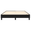 Cama Matrimonial | Cama Para Adultos | Estructura De Cama Box Spring Tela Negro 140x200 Cm Cfw512907