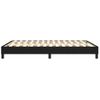 Cama Matrimonial | Cama Para Adultos | Estructura De Cama Box Spring Tela Negro 140x200 Cm Cfw512907