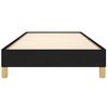 Cama Individual | Cama Para Adultos | Estructura De Cama De Tela Negro 80x200 Cm Cfw872803