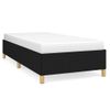 Cama Individual | Cama Para Adultos | Estructura De Cama De Tela Negro 80x200 Cm Cfw619743