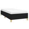 Cama Individual | Cama Para Adultos | Estructura De Cama De Tela Negro 80x200 Cm Cfw619743