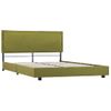 Cama Matrimonial | Cama Para Adultos | Estructura De Cama De Tela Verde 120x200 Cm Cfw460663