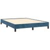 Cama Matrimonial | Cama Para Adultos | Estructura De Cama De Terciopelo Azul 140x190 Cm Cfw678518