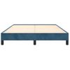 Cama Matrimonial | Cama Para Adultos | Estructura De Cama De Terciopelo Azul 140x190 Cm Cfw678518