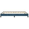 Cama Matrimonial | Cama Para Adultos | Estructura De Cama De Terciopelo Azul 140x190 Cm Cfw678518