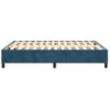 Cama Matrimonial | Cama Para Adultos | Estructura De Cama Box Spring Terciopelo Azul Oscuro 140x200 Cm Cfw975523