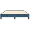 Cama Matrimonial | Cama Para Adultos | Estructura De Cama De Terciopelo Azul 140x200 Cm Cfw172486