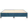 Cama Matrimonial | Cama Para Adultos | Estructura De Cama Box Spring Terciopelo Azul Oscuro 180x200 Cm Cfw940640