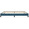 Cama Matrimonial | Cama Para Adultos | Estructura De Cama De Terciopelo Azul 200x200 Cm Cfw122411