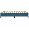 Cama Matrimonial | Cama Para Adultos | Estructura De Cama De Terciopelo Azul 200x200 Cm Cfw450866