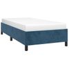 Cama Individual | Cama Para Adultos | Estructura De Cama De Terciopelo Azul 80x200 Cm Cfw455822