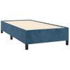 Cama Individual | Cama Para Adultos | Estructura De Cama De Terciopelo Azul 80x200 Cm Cfw455822