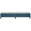 Cama Individual | Cama Para Adultos | Estructura De Cama De Terciopelo Azul 80x200 Cm Cfw455822