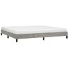 Cama Matrimonial | Cama Para Adultos | Estructura De Cama De Terciopelo Gris Claro 180x200 Cm Cfw405400