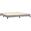 Cama Matrimonial | Cama Para Adultos | Estructura De Cama De Terciopelo Gris Claro 180x200 Cm Cfw405400