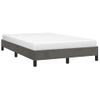 Cama Matrimonial | Cama Para Adultos | Estructura De Cama De Terciopelo Gris Oscuro 120x200 Cm Cfw416156