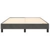 Cama Matrimonial | Cama Para Adultos | Estructura De Cama Box Spring Terciopelo Gris Oscuro 140x200 Cm Cfw690306