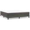 Cama Matrimonial | Cama Para Adultos | Estructura De Cama Box Spring Terciopelo Gris Oscuro 180x200 Cm Cfw892840