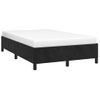 Cama Matrimonial | Cama Para Adultos | Estructura De Cama De Terciopelo Negro 120x200 Cm Cfw800008