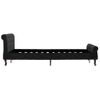 Cama Matrimonial | Cama Para Adultos | Estructura De Cama De Terciopelo Negro 140x200 Cm Cfw446280