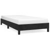 Cama Individual | Cama Para Adultos | Estructura De Cama De Terciopelo Negro 80x200 Cm Cfw581379