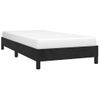 Cama Individual | Cama Para Adultos | Estructura De Cama De Terciopelo Negro 80x200 Cm Cfw581379