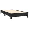 Cama Individual | Cama Para Adultos | Estructura De Cama De Terciopelo Negro 80x200 Cm Cfw581379