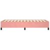 Cama Individual | Cama Para Adultos | Estructura De Cama De Terciopelo Rosa 100x200 Cm Cfw523447