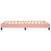 Cama Matrimonial | Cama Para Adultos | Estructura De Cama Box Spring Terciopelo Rosa 140x200 Cm Cfw150840