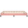 Cama Matrimonial | Cama Para Adultos | Estructura De Cama De Terciopelo Rosa 140x200 Cm Cfw965887