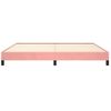 Cama Matrimonial | Cama Para Adultos | Estructura De Cama De Terciopelo Rosa 200x200 Cm Cfw460972