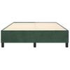 Cama Matrimonial | Cama Para Adultos | Estructura De Cama Box Spring Terciopelo Verde Oscuro 140x190cm Cfw116307