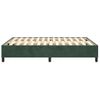 Cama Matrimonial | Cama Para Adultos | Estructura De Cama Box Spring Terciopelo Verde Oscuro 140x190cm Cfw116307