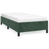 Cama Individual | Cama Para Adultos | Estructura De Cama De Terciopelo Verde 80x200 Cm Cfw261437