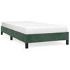 Cama Individual | Cama Para Adultos | Estructura De Cama De Terciopelo Verde 80x200 Cm Cfw909537