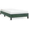 Cama Individual | Cama Para Adultos | Estructura De Cama De Terciopelo Verde 90x200 Cm Cfw336875