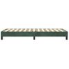 Cama Individual | Cama Para Adultos | Estructura De Cama Box Spring Terciopelo Verde Oscuro 90x200 Cm Cfw828501