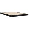 Cama Matrimonial | Cama Para Adultos | Estructura De Cama Doble Madera Maciza Pino Negro 135x190 Cm Cfw307934