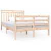 Cama Matrimonial | Cama Para Adultos | Estructura De Cama Madera Maciza 4ft Pequeña Doble 120x190 Cm Cfw114465