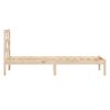 Cama Individual | Cama Para Adultos | Estructura De Cama Madera Maciza 90x190 Cm Cfw620951