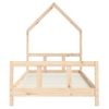 Cama Individual | Cama Infantil | Estructura De Cama Infantil Madera Maciza De Pino 90x190 Cm Cfw868020