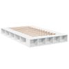 Cama Matrimonial | Cama Para Adultos | Estructura De Cama Madera De Ingeniería Blanca 120x190 Cm Cfw48829