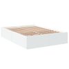 Cama Matrimonial | Cama Para Adultos | Estructura De Cama Madera De Ingeniería Blanca 135x190 Cm Cfw31324