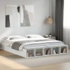 Cama Matrimonial | Cama Para Adultos | Estructura De Cama Madera De Ingeniería Blanca 180x200 Cm Cfw45245