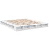 Cama Matrimonial | Cama Para Adultos | Estructura De Cama Madera De Ingeniería Blanca 200x200 Cm Cfw94248