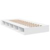 Cama Individual | Cama Para Adultos | Estructura De Cama Madera De Ingeniería Blanca 75x190 Cm Cfw30970